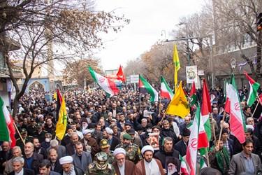 راهپیمایی  مردم تبریز در محکومیت جنایات تروریستی کرمان