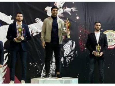 جام قهرمانی مربی تکواندو آذربایجان‌شرقی در لبنان