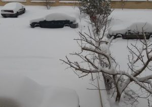رکوردداری ورزقان با برف ۴۰ سانتی متری در آذربایجان‌شرقی