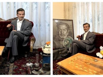 نصب مجسمه هایپررئال استاد محمدحسین بهجت تبریزی در خانه موزه شهریار تبریز