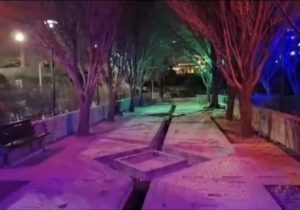 اتمام نورپردازی زیبای پارک ولیعصر(عج) تبریز
