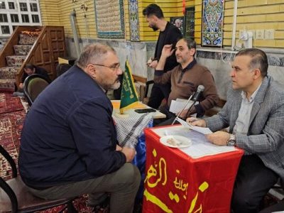 حضور شهردار منطقه ۸ در مسجد سید الشهدا و رسیدگی به مشکلات مردمی
