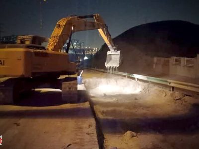 تسریع عملیات بازگشایی حد شمالی بلوار ۱ کیلومتری شهدای غواص