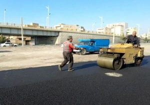 آسفالت ریزی ۴۳۰ تنی شهرداری منطقه ۴ تبریز طی هفته گذشته