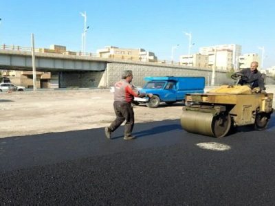 آسفالت ریزی ۴۳۰ تنی شهرداری منطقه ۴ تبریز طی هفته گذشته