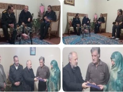 دیدار معاون برنامه ریزی شهردار تبریز با خانواده معزز شهید اسماعیل باقری