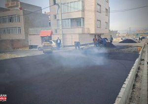 توزیع و آسفالت ریزی ۷۰۰ تنی در محله فتح آباد منطقه ۹