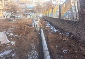 احداث پارک محله ای خیابان شهید برقی خطیب آغاز شد