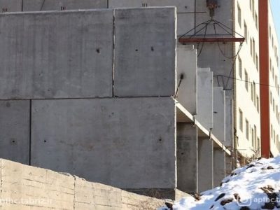 آغاز عملیات نصب قطعات آپارتمانی در پروژه بازآفرینی شهری "اسدگولی"