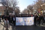 حضور پرشور کارکنان شرکت آب وفاضلاب آذربایجان شرقی در راهپیمایی پرشکوه ۲۲ بهمن