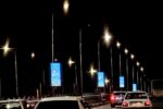 نصب تمثال شهدا در عرشه پل تقاطع غیر همسطح ابوریحان