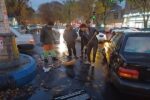 پاکسازی و رفع انسداد معابر و کانالهای منطقه یک همزمان با بارش های فصلی