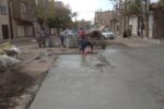 تداوم ساماندهی معابر قراملک/بتن ریزی خیابان شهید صافی به پیشرفت ۴۵ درصدی رسید