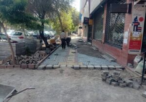 سنگفرش و مناسب‌سازی بیش از ۵۸ هزار مترمربع از معابر حوزه منطقه ۳ در سال جاری