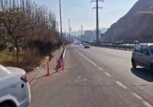 آغاز عملیات ایمن‌سازی نقاط حادثه‌خیز اتوبان پاسداران با نصب گاردریل