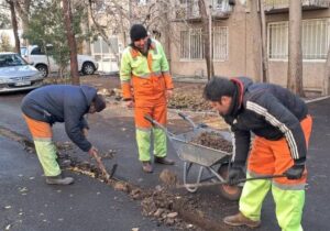 پاکسازی کانال‌ها و رفع آبگرفتگی غرب و شمالغرب تبریز