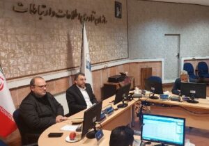 جلسه بررسی نحوه اجرای پروژه فیبرنوری در شهر تبریز