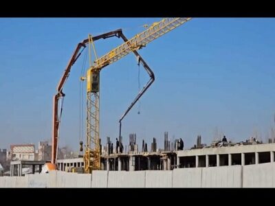 عملیات اسکلت بندی طبقه دوم یال میانی کلاه فرنگی پارک باغشمال شروع شد