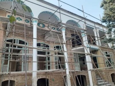پیشرفت ۸۰ درصدی پروژه مرمتی خانه تاریخی کلکتهچی