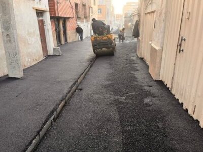 توزیع ۲۴ تن آسفالت در معابر منطقه ۱۰ تبریز طی هفته گذشته