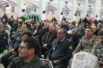 حضور محمد خانی مدیرعامل، معاونین و تعدادی از همکاران شرکت آب و فاضلاب استان در مراسم گرامیداشت  سالگرد شهادت سردار سرافراز اسلام شهید حاج قاسم سلیمانی