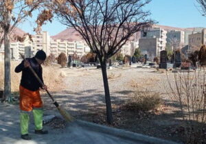 آمادگی آرامستان بارنج در یوم الرغایب جهت میزبانی از شهروندان