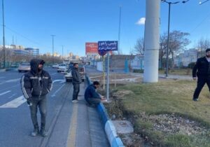 آغاز اجرای مرحله سوم ساماندهی و نصب تابلوهای معابر و کوچه های منطقه یک