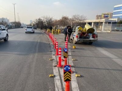 مسیرهای خیابان قانون، سربالایی ولیعصر(عج)، پل توانیر و پل گلکار ایمن سازی شد