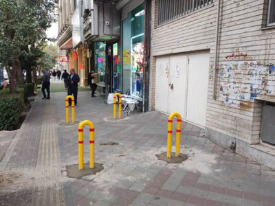 نصب بیش از ۴۵۰ موانع ترافیکی در ورودی پیاده راه های حوزه منطقه ۳