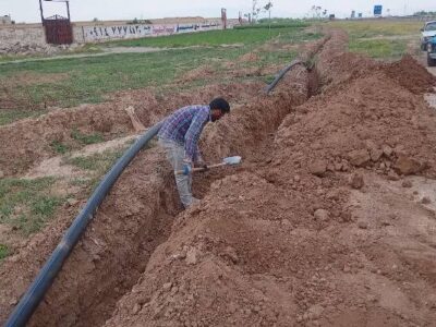 توسعه ۴۰۰۰ متر طول شبکه آب خام در پروژه‌های منابع آبی شهرداری منطقه ۷