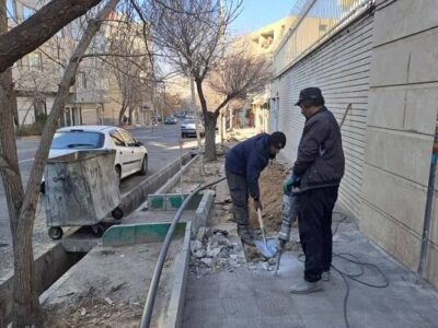توسعه ۳۰ کیلومتری شبکه آب خام توسط شهرداری منطقه ۳
