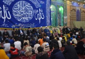 برگزاری جشن میلاد امام حسین (ع) در مسجد حضرت ابوالفضل (ع) خلجان