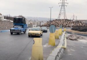 اصلاح هندسی دوربرگردان پاسداران (ولی امر)  به توانیر با هدف روان‌سازی ترافیک