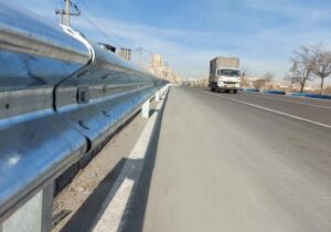 تعویض و مرمت گاردریل های مسیر جاده تهران تا اتوبان پاسداران