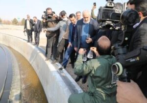 بازدید وزیر نیرو از مدول دوم تصفیه‌خانه فاضلاب تبریز