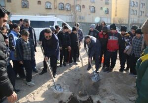 برگزاری جشن روز درختکاری در مدرسه دانش