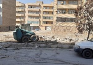 تسطیح، پاکسازی و نخالهبرداری از زمینهای خالی محلات تبریز