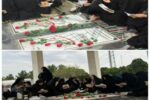مراسم غبارروبی گلزار شهدای گمنام قراملک