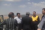 بازدید فرماندار شهرستان اسکو از مسیر اجرای پروژه دوسو تغذیه نمودن برق روستای کندوان