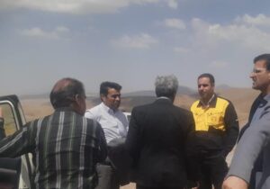بازدید فرماندار شهرستان اسکو از مسیر اجرای پروژه دوسو تغذیه نمودن برق روستای کندوان