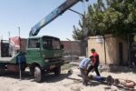 عملیات جهادی برای تامین آب /الکتروپمپ چاهک خانمیر تعویض شد