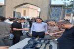 برپایی ایستگاه صلواتی به مناسبت اربعین شهدای اقتدار ایران