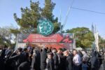 برپایی ایستگاه‌ "همگام با جاماندگان اربعین"  در گلزار شهدا