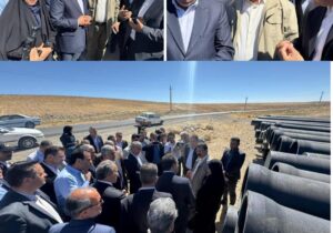 بازدید مدیرعامل آبفای کشور از خط انتقال آب لیلان چای به مناطق بالادست لیلان وغرب ملکان و مناطق تحت پوشش آقمنار؛ تأکید بر تأمین پایدار آب شرب و کاهش وابستگی به زرینه‌رود