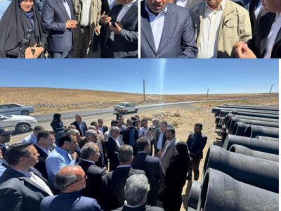 بازدید مدیرعامل آبفای کشور از خط انتقال آب لیلان چای به مناطق بالادست لیلان وغرب ملکان و مناطق تحت پوشش آقمنار؛ تأکید بر تأمین پایدار آب شرب و کاهش وابستگی به زرینهرود