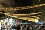 اتمام نورپردازی مسیر سنگ فرش ولیعصر(عج)