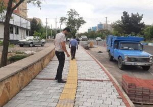 مناسب‌سازی بیش از ۲۸۰۰ مترمربع از معابر جنوب غرب تبریز در نیمه نخست سال ۱۴۰۴