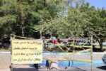 حفر چاه جذبی در خیابان دمشقیه