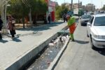 شست‌ و شو و سمپاشی جوب‌ ها و مبلمان شهری اطراف مدارس تبریز