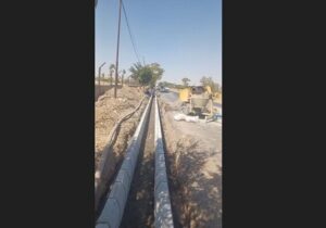 پیشرفت ۴۰ درصدی جدولگذاری در کوی‌های صنعتی غرب تبریز